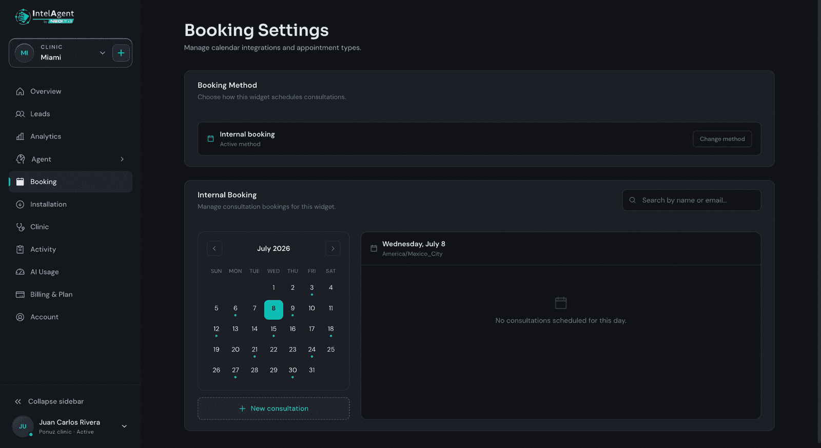 Booking & Calendar Control